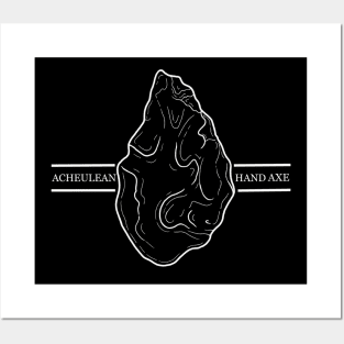 Acheulian hand axe Posters and Art